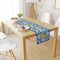 Italy Blue Tiles Runner Decorative, Italian Lemons Summer Table Runner Decorations for Dining Room Kitchen Dresser Decor for Party Holiday, Housewarming Gifts for Women Couple New Home, 13X72 Inches